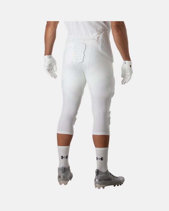 Men's UA Gameday Armour Football Pants, White, pdpMainDesktop image number 1